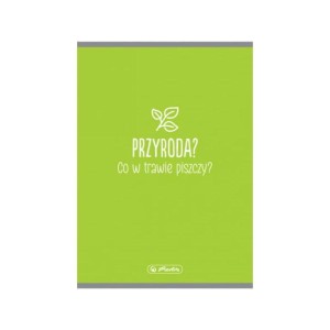 Zeszyt tematyczny A5/60 kratka 70g posiada adresówkę PRZYRODA HERLITZ /0009583386/