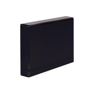 Teczka skrzydłowa z gumką 5cm BOX CARIBIC VAUPE czarna /341/02/