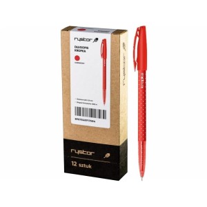 Długopis RYSTOR KROPKA 0,5mm czerwony 1szt. /448-001/