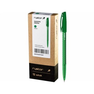 Długopis RYSTOR KROPKA 0,5mm zielony 1szt. /448-003/