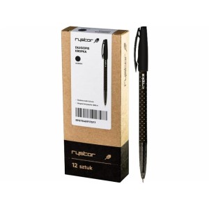 Długopis RYSTOR KROPKA 0,5mm czarny 1szt. /448-000/