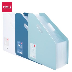 System harmonijkowy wolnostojący A4 13 kieszeni DELI LINFINI mix kolorów 1szt. /EF605/