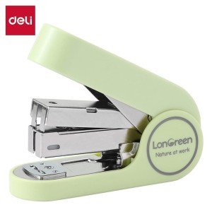 Zszywacz do 25 kartek na zszywki 24/6 26/6 DELI LONGREEN zielony /EM416-GR/
