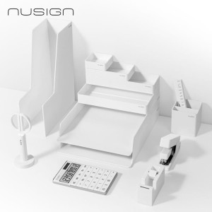 Zestaw organizacyjny DELI NUSIGN ENS003 13 elementów biały /ENS003-WH/