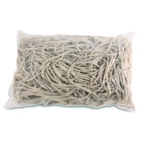 Gumki recepturki OFFICE PRODUCT 120x1,5x2,0mm dł.19cm białe 1kg /18109229-14/