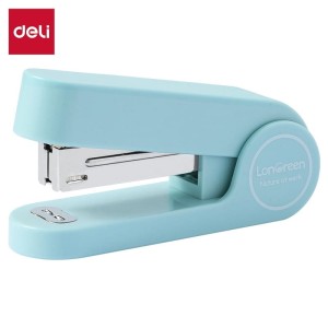 Zszywacz do 25 kartek na zszywki 24/6 26/6 DELI LONGREEN niebieski /EM415-BL/