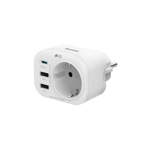 GNIAZDO ELEKTRYCZNE Z ŁADOWARKĄ USB 20W POWER DELIVERY USB-C USB-A   /002233420000/