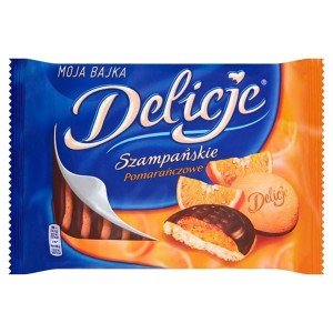 Ciastka delicje 294g pomarańczowe