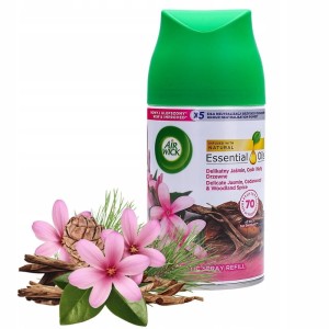 Odświeżacz elektroniczny AIR WICK FRESHMATIC delikatny jaśmin, cedr i nuty drzewne zapas 1szt.