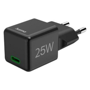 ŁADOWARKA DO TELEFONU SUPER MINI 25W  PD QC USB-C POWERDELIVERY QUICKCHARGE HAMA CZARNA 1szt.  /201985/