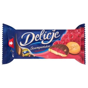 Ciastka Delicje Malinowe