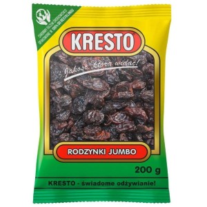 Bakalie rodzynki jumbo 200g KRESTO