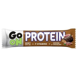 Baton proteinowy 50g GO ON kakaowy