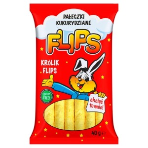 Chrupki kukurydziane 40g FLIPS pałeczki