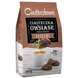 Ciastka owsiane 250g ciasteczkowo kakaowe SANTE