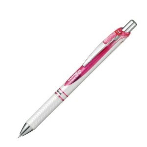 Długopis automatyczny PENTEL ENERGEL BLN75W perłowa obudowa różowy