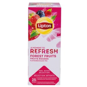 Herbata owocowa kopertowana LIPTON Refresh forest fruits z zawieszką 25szt.