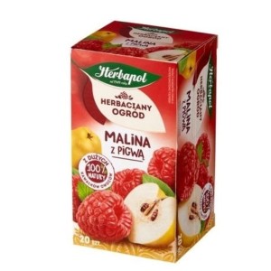 Herbata owocowa HERBAPOL herbaciany ogród malina z pigwą bez zawieszki 20szt.