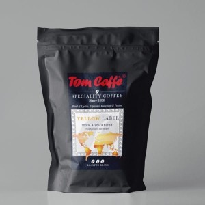 Kawa ziarnista 1,0kg TOM CAFFE YELLOW LABEL 100% ARABICA