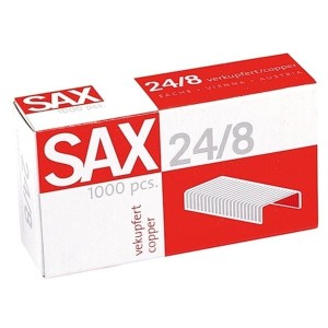 Zszywki 24/8 SAX miedziane /ISAX24/8/