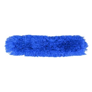 Wkład do mopa płaski 100cm z kieszeniami akrylowy MERIDA DUSTMOP niebieski do stelaża TR40 1szt. /SDF206/