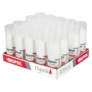Wkład parafinowy do zniczy BISPOL OGNIK zalewany 6,5 dnia 7,6x21,0cm 1szt. /WP7/