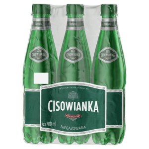 Woda mineralna 700ml niegazowana CISOWIANKA niskosodowa butelka pet 6szt