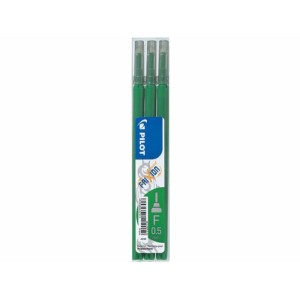 Wkład wymazywalny 0,5mm PILOT FRIXION POINT zielony 3szt. /BLS-FRP5-G-S3/