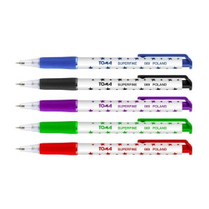 Długopis automatyczny TOMA S-FINE zielony