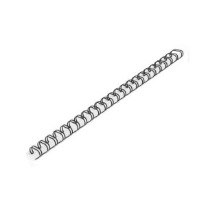 Grzbiet drutowy 3:1 4.8mm do 15 kartek ARGO czarny 100szt.