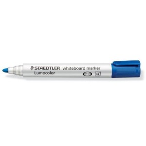 Marker suchościeralny i do flipchartu okrągły STAEDTLER LUMOCOLOR niebieski 1szt. /S 351-3/