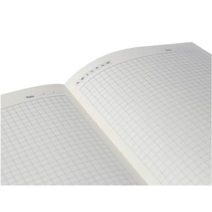 Notes biurowy zamykany na gumkę Opus O.Note A5 Cairo Hard S niebieski w kratkę /808663/