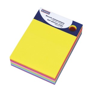 Notes samoprzylepny 76x101 mm 280 kartek z otworem na długopis neonowy mix DONAU /7581001PL-99/