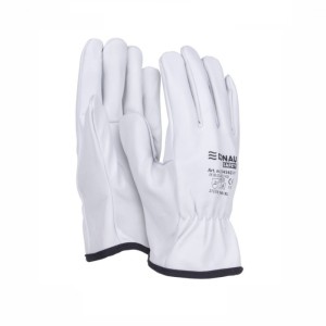 Rękawice robocze ze skóry bydlęcej DONAU SAFETY DS-DRIVCOW Rozmiar 10/XL białe 2szt. /32145621-10/