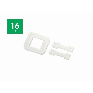 Klamerka plastikowa 16mm HEIRO 500szt. /2564/