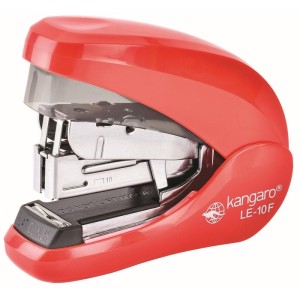 Zszywacz do 20 kartek na zszywki nr.10 KANGARO LE-10F czerwony 1szt. /KALE10F-04/