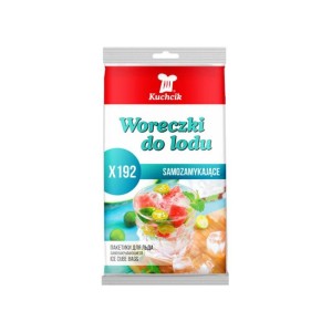 Woreczki do lodu samozamykające KUCHCIK kulki 192szt. /2907/