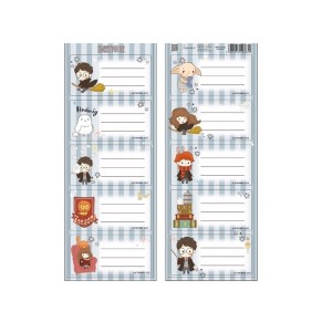 Naklejki na zeszyty BENIAMIN HARRY POTTER 5szt. Na arkuszu 2ark. /111337/