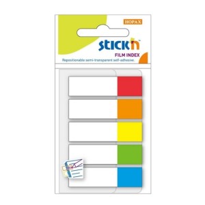 Zakładki indeksujące NEON STICKN 12x45 mm kolorowe 100 szt. /21465/