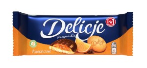 Ciastka DELICJE 147g pomarańczowe
