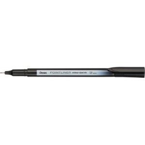 Cienkopis 0,4mm PENTEL POINTLINER COLOUR czarny 1szt. /S40-A/
