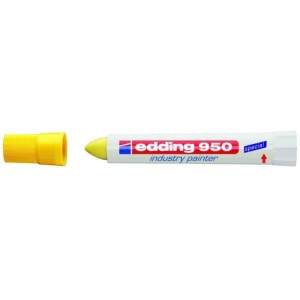 Marker przemysłowy farba w paście 10 mm EDDING 950 żółty