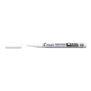 Marker olejowy 1,0 F PILOT SUPER COLOR biały 1szt /PISC-PBWF/