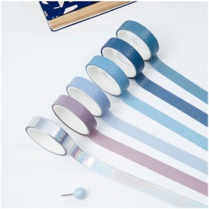 Taśma klejąca/dekoracyjna 1,0cm x 3m MESHU MARINE 6szt. /327384 MES/