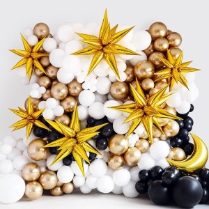 Balony 30cm PARTYDECO STRONG PASTEL czarne/PASTEL BLACK 1szt. /SB14P-010/