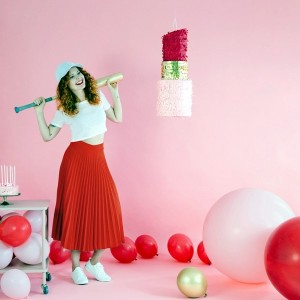 Balony 30cm PARTYDECO STRONG PASTEL czerwone/PASTEL POPPY RED 1szt. /SB14P-007J/