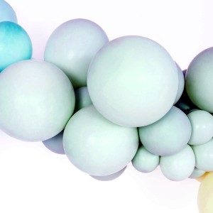 Balony 30cm PARTYDECO STRONG PASTEL jasne zielone/PASTEL PISTACHIO 1szt. /SB14P-096/