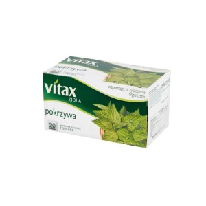 Herbata ziołowa VITAX zioła pokrzywa bez zawieszki 20szt.