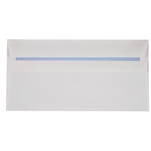 Koperta DL 110x220mm biała 1szt.