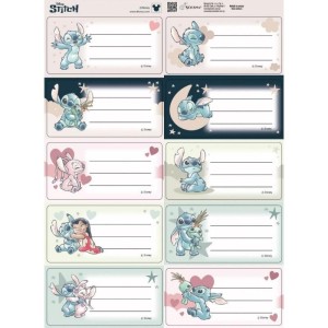 Naklejki na zeszyt BENIAMIN STITCH  10szt.  / 114043/